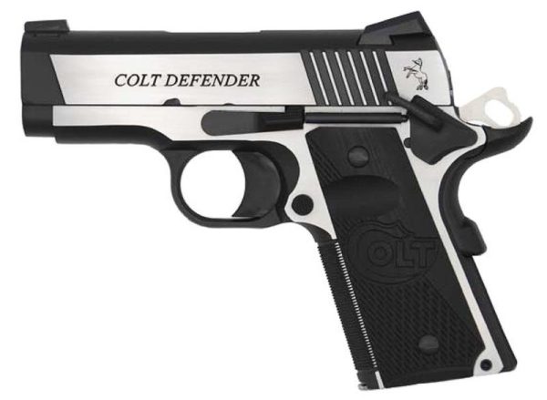 Colt Firearms 1911 Combat Elite Defender Stainless / Black 9mm 3" Barrel 8-Rounds