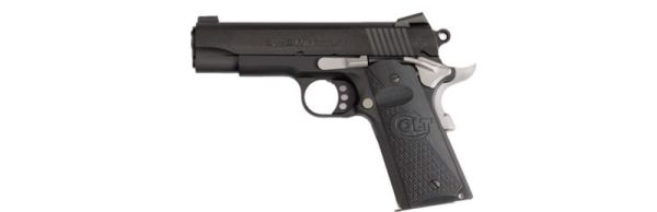 Colt Firearms 1911 Night Commander Black / Silver .45 ACP 4.25" Barrel 8-Rounds
