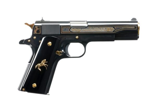 Colt Firearms 1911 "Oscuro Y Oro" Black / Gold .38 Super 5" Barrel 8-Rounds