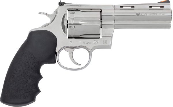 Colt Firearms Anaconda Semi-Bright Stainless .44 Mag 4.25" Barrel 6-Rounds Hogue Grip