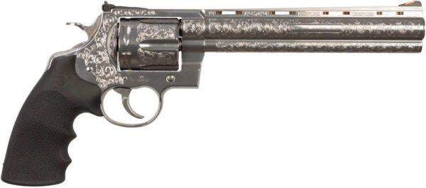 Colt Firearms Anaconda Engraved Stainless .44 Mag 8" Barrel 6-Rounds