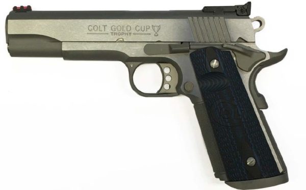 Colt Firearms Gold Cup Trophy Stainless Steel 9mm 5-inch 9rd