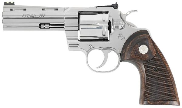 Colt Python Target Stainless .357 Mag / .38 SPL 4.25" Barrel 6-Rounds w/Fiber Optic Sights
