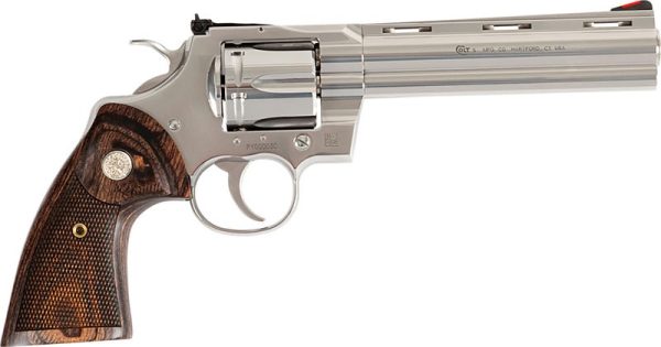Colt Firearms Python Target Stainless / Walnut .357 Mag 6" Barrel 6-Rounds
