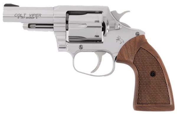 Colt Firearms Viper Stainless / Walnut .357 Mag / .38 SPL 3" Barrel 6-Rounds