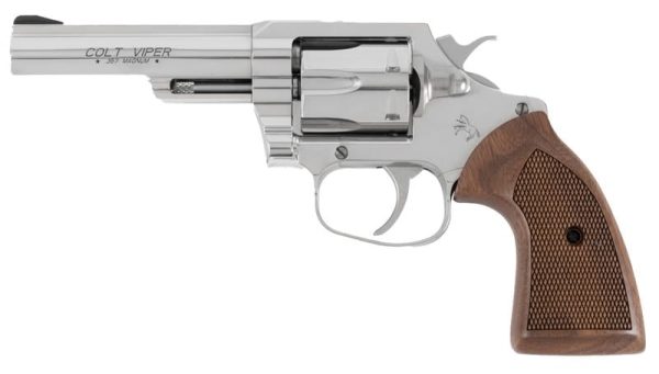 Colt Firearms Viper Stainless / Walnut .357 Mag / .38 SPL 4.25" Barrel 6-Rounds