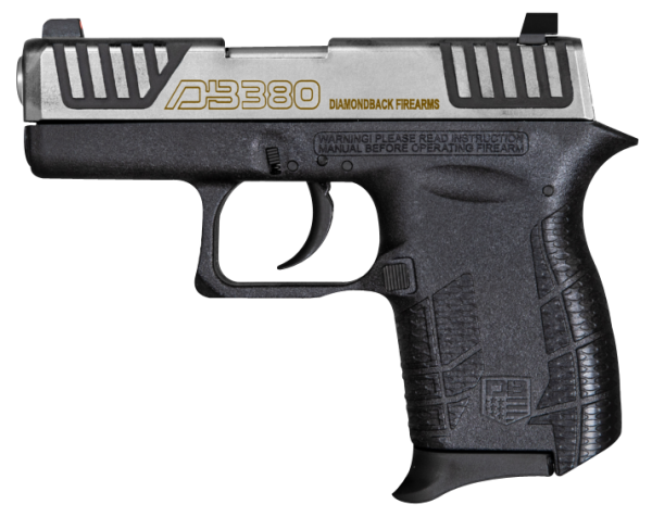 Diamondback DB380 Black / Stainless .380 ACP 2.8" Barrel 6-Rounds