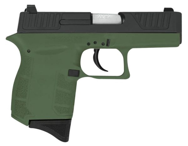 Diamondback DB9 G4 OD Green 9mm 3.1" Barrel 6-Rounds Adjustable Sights