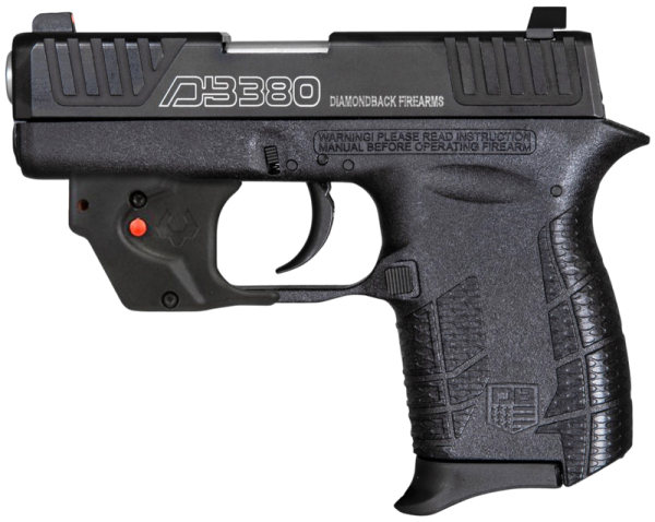 Diamondback G4 .380 ACP 2.8" Barrel 6-Rounds w/ Viridian Laser