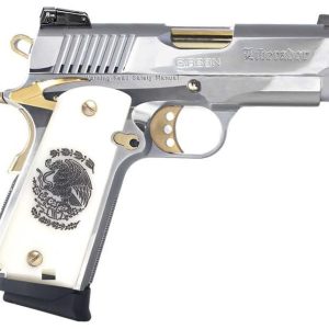 EAA Corp Girsan MC1911 Liberador Officer Chrome 9mm 3.5" Barrel 7-Rounds