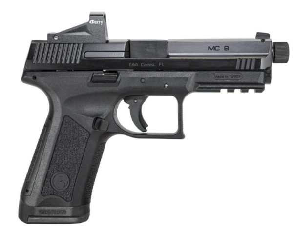 EAA Corp Girsan MC9 Black 9mm 4.6" Barrel 15-Rounds w/ Optic