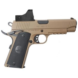 EAA Corp Girsan Mc1911c Commander Optic Flat Dark Earth 9mm 4.4" Barrel 9-Rounds