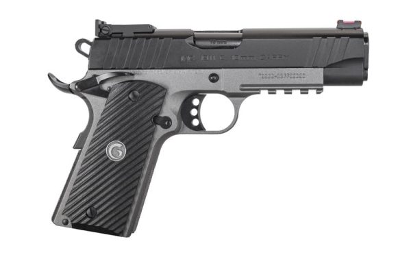 Girsan MC1911C Black / Silver 10mm 4.4" Barrel 9-Rounds Fiber Optic Front Sight