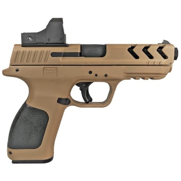 EAA Corp Girsan MC28 SA Flat Dark Earth 9mm 4.25" Barrel 17-Rounds Red Dot Sight