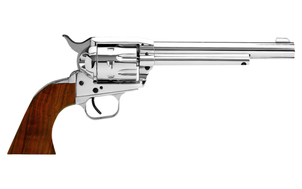 EAA Corp Weihrauch Bounty Hunter Nickel .45 Colt 7.5" Barrel 6-Rounds
