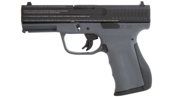 FMK Firearms Patriot Engraved Gray 9MM 4-inch 10rd