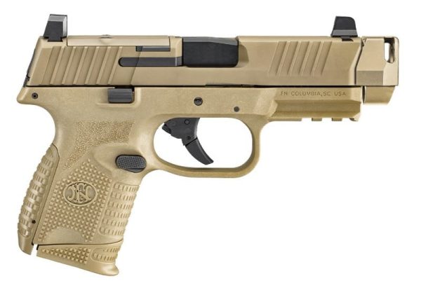 FN 509 Compact MRD Flat Dark Earth 9mm 4.02" Barrel 15-Rounds w/ Comp