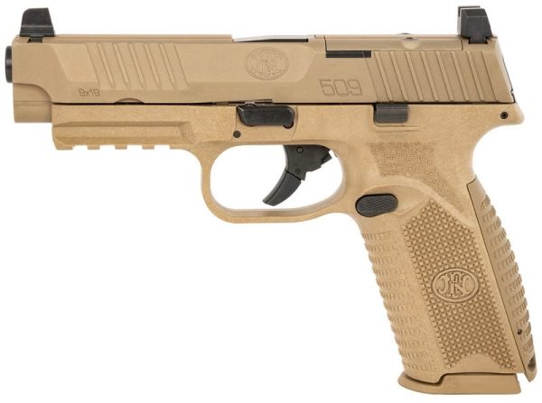 FN 509 MRD Flat Dark Earth 9mm 4.5" Barrel 17-Rounds