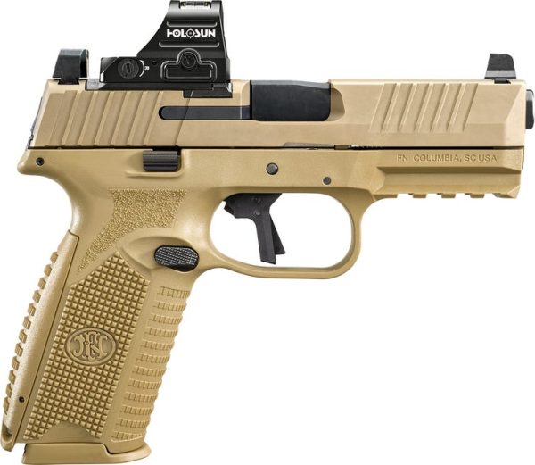FN 509 MRD Flat Dark Earth 9mm 4.5" Barrel 10-Rounds w/ Holosun 407C