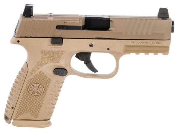 FN Model 509 Midsize MRD Flat Dark Earth 9mm 4" Barrel 15-Rounds - No Manual Safety
