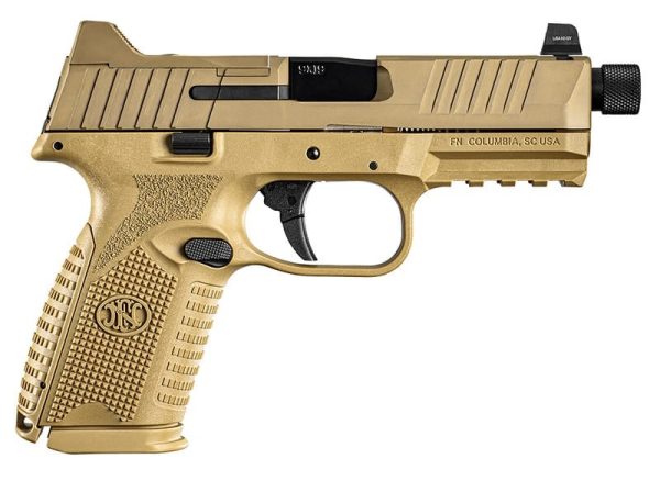 FN 509 Midsize Tactical Flat Dark Earth 9mm 4.5" Barrel 24-Rounds MRD Ready