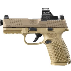 FN 509 Midsize Tactical Flat Dark Earth 9mm 4" Barrel 10-Rounds w/ Holosun 407C