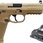 FN FNX-45 Tactical Flat Dark Earth .45 ACP 5.3" Barrel 15-Rounds w/ Holosun 407C, 5 Mags
