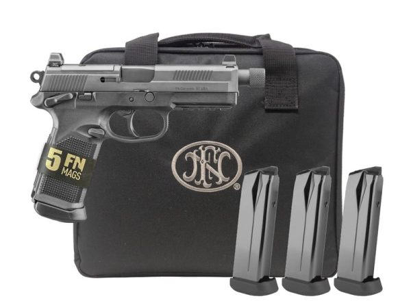 FN FNX Tactical Bundle .45 ACP 5.3" Barrel 15-Rounds 5 Mags
