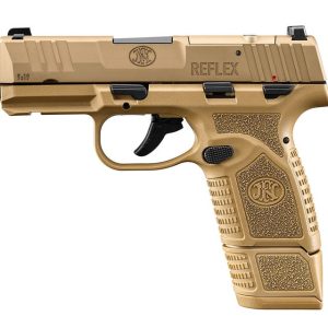 FN Reflex OR Flat Dark Earth 9mm 3.3" Barrel 15-Rounds Manual Safety - HANDGUNS - Miami Shooters Supply