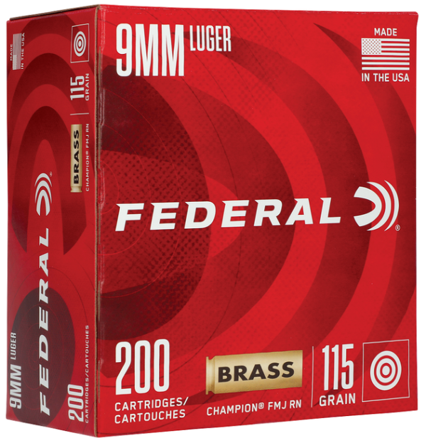 Federal Champion Brass .40 SW 180-Grain 400-Rounds Loose FMJ
