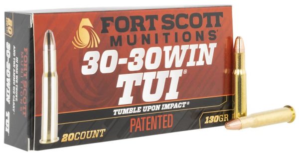Fort Scott Munitions Tumble Upon Impact (TUI) Brass .30-30 130 Grain 20-Rounds SCS
