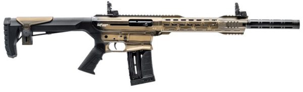 G-Force GF25 Bronze 12 GA 18.5" Barrel 5-Rounds w/ Folding Sights