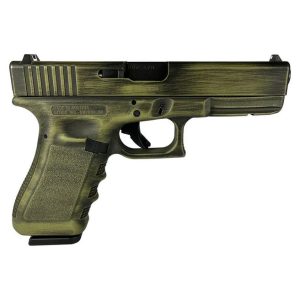 Glock 17 Gen 3 Custom "Bazooka Green Destressed" 9mm 4.49" Barrel 17-Rounds