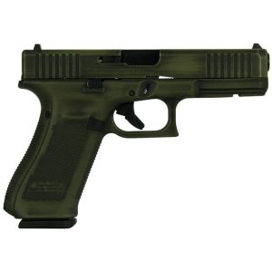 Glock 17 Gen 5 Distressed Bazooka Green 9mm 4.49" Barrel 17-Rounds