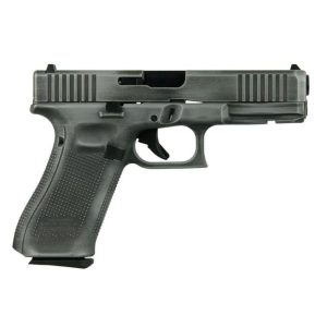Glock 17 Gen 5 Distressed Crushed Silver 9mm 4.49" Barrel 17-Rounds