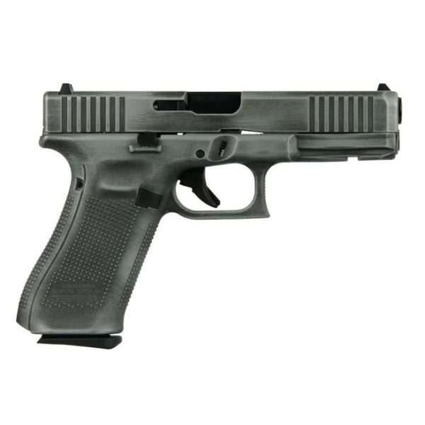 Glock 17 Gen 5 Distressed Crushed Silver 9mm 4.49" Barrel 17-Rounds