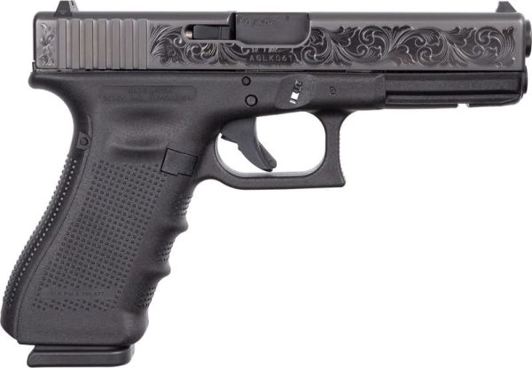 Glock 17 Gen4 Engraved 9mm 4.49" Barrel 17-Rounds