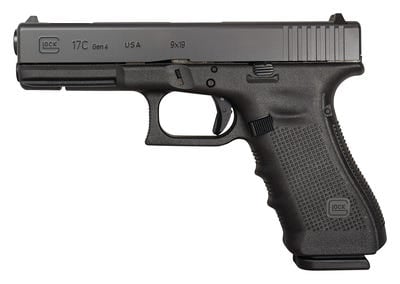 Glock 17C Gen 4 Black 9mm 4.49-inch 17rd MADE IN USA Glock 17C Gen 4 Black 9mm 4.49-inch 17rd MADE IN USA - HANDGUNS - Miami Shooters Supply