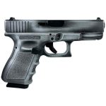 Glock 19 Gen 3 Custom "Crushed Silver Distressed" 9mm 4.02" Barrel 15-Rounds