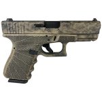 Glock 19 Gen 3 Custom "Marble Stipple" 9mm 4.02" Barrel 15-Rounds
