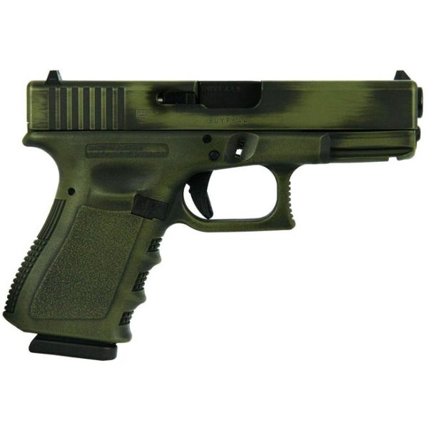 Glock 19 Gen3 Bazooka Green 9mm 4.01" Barrel 15-Rounds