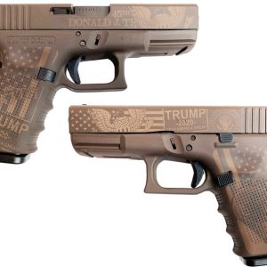 Glock 19 Gen4 Patriot Brown 9mm 4" Barrel 15-Rounds GrabAGun Trump 2020