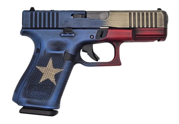 Glock 19 Gen5 MOS Texas Flag 9mm 4.02" Barrel 15-Rounds