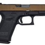 Glock 19 Gen5 MOS Black / Burnt Bronze 9mm 4.02" Barrel 15-Rounds