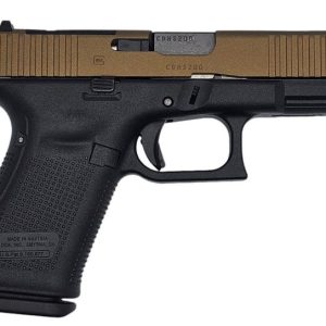 Glock 19 Gen5 MOS Black / Burnt Bronze 9mm 4.02" Barrel 15-Rounds