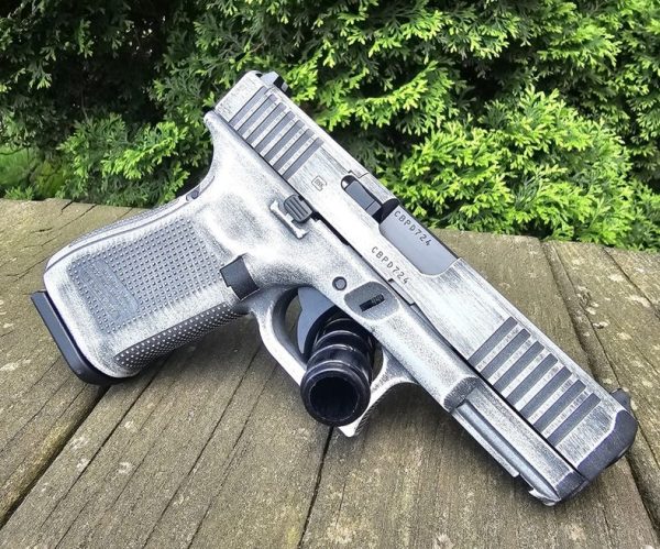 Glock 19 Gen5 MOS "Stormtrooper" White 9mm 4.02" Barrel 15-Rounds