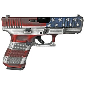 Glock 19 Gen 5 "US Colony Flag" 9mm 4.02" Barrel 15-Rounds