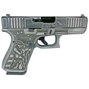 Glock 19 Gen5 "Patriot Gray Live or Die" 9mm 4.02" Barrel 15-Rounds