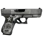 Glock 19 Gen 5 "Texas Silver" 9mm 4.02" Barrel 15-Rounds