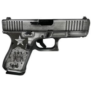 Glock 19 Gen 5 "Texas Silver" 9mm 4.02" Barrel 15-Rounds